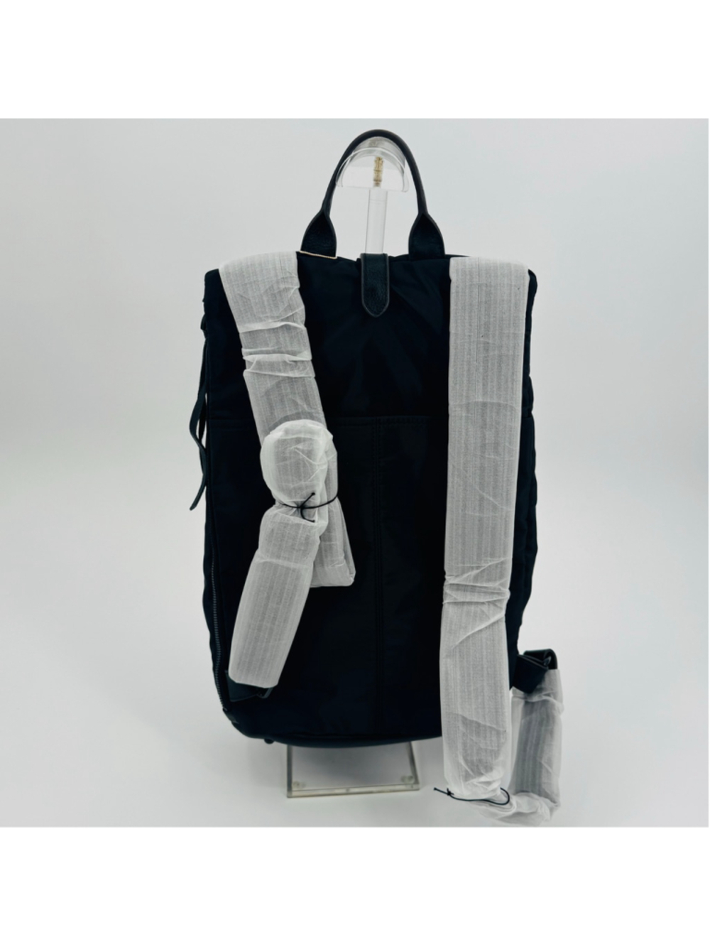 NWT Aimee Kestenberg Tamitha Large Nylon & Leather Backpack Black - Picture 4 of 9